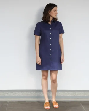 Vestido Versátil Azul Marino